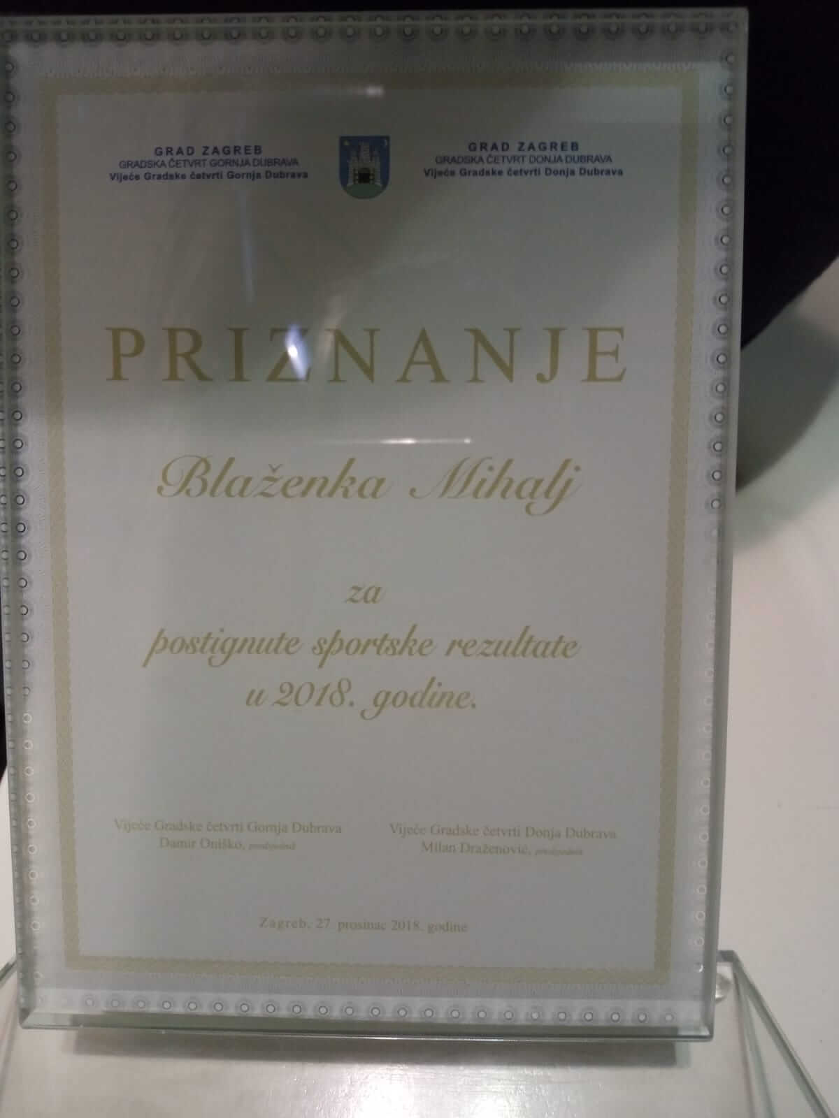 Nagrada za sportske klubove Dubrave za dostignuća u 2018 - slika 2